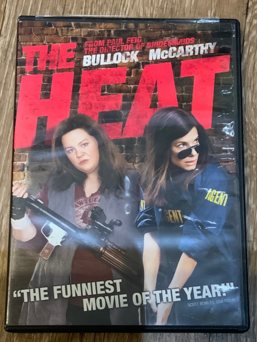 The Heat DVD - Red Cover Art Featuring Bullock & McCarthy